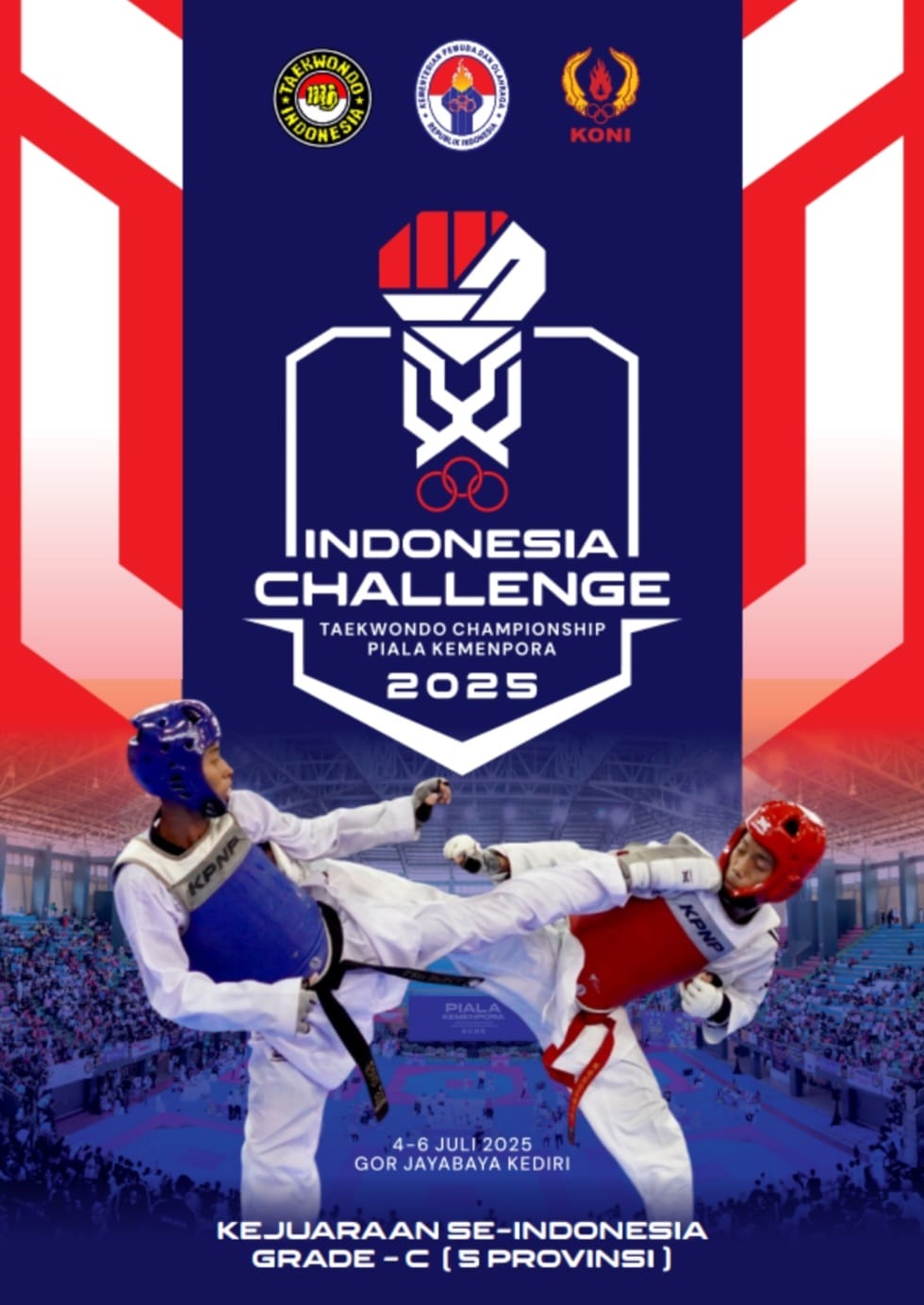 Ajang Pertarungan Prestasi Taekwondo di Tanah Air Taekwondo Indonesia Dojang mangarabali